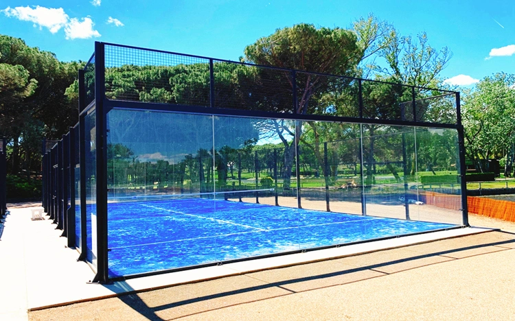 Padel Tennis Court Flooring/Basketball Court Flooring Manufacturers Soccer Fence China Galvanized Steel Mesh Plate Tennis Courts