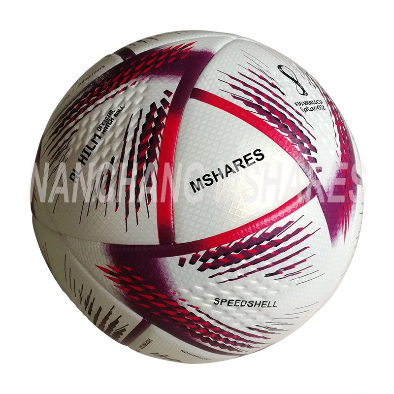 Top Quality PU Leather Seamless Laminated Match Soccer Ball