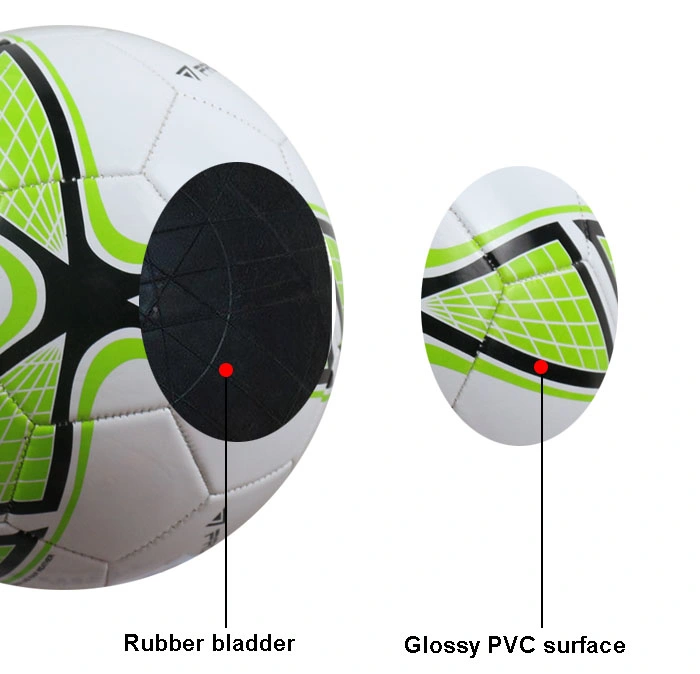 Cheap Price Size Five PVC Leather Flower Pattern Soccer Ball