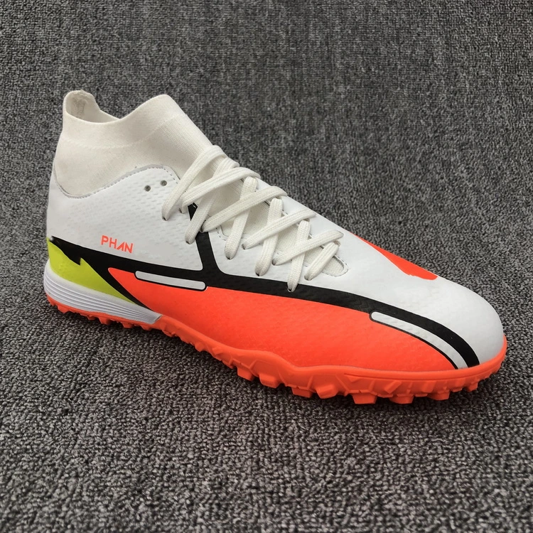 Soccer Shoes Men Football Boots Shoes Futsal Soccer Cleats Teenager Ankle High Tops Men&prime;s Indoor Soccer Training Sneakers