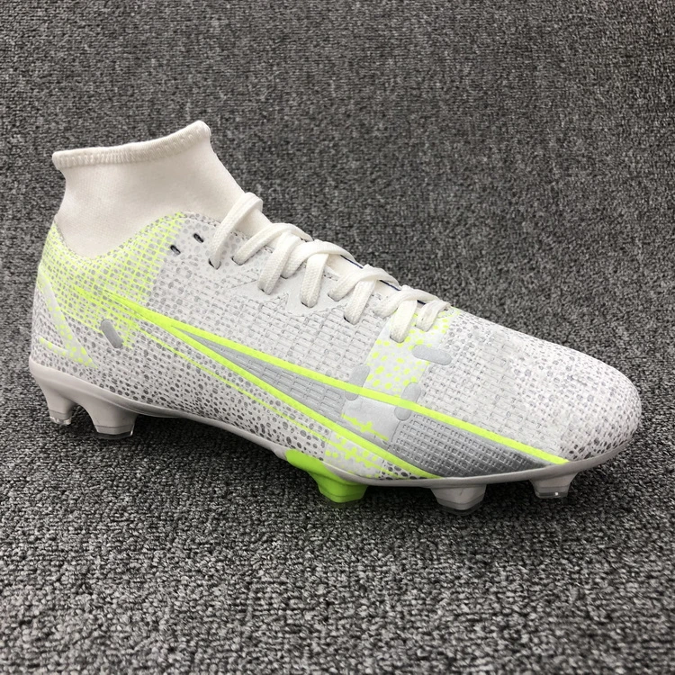 Men High Ankle Professional Turf Football Boots Indoor Soccer Cleats Futsal Shoes for Men
