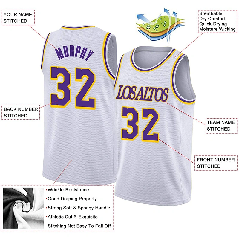 Multi-Colors Custom Accept Sublimation Basketball Uniforms Mesh Polyester Basketball Jersey