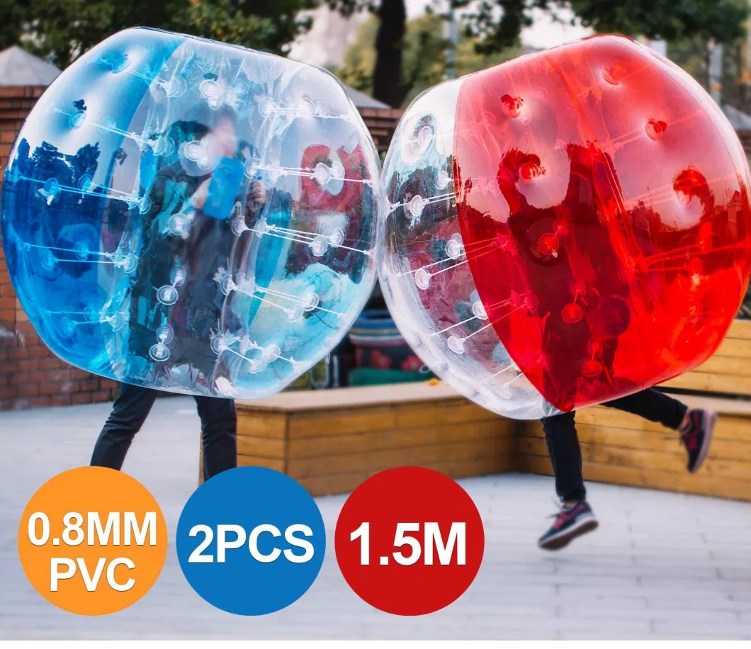 Custom High Quality 1.5m PVC Bumper Ball Bubble Soccer Play Sports Game
