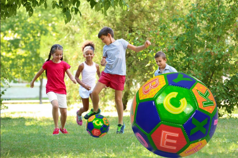 Children Ball Letter Pattern Educational Mini Size Two Soccer Ball