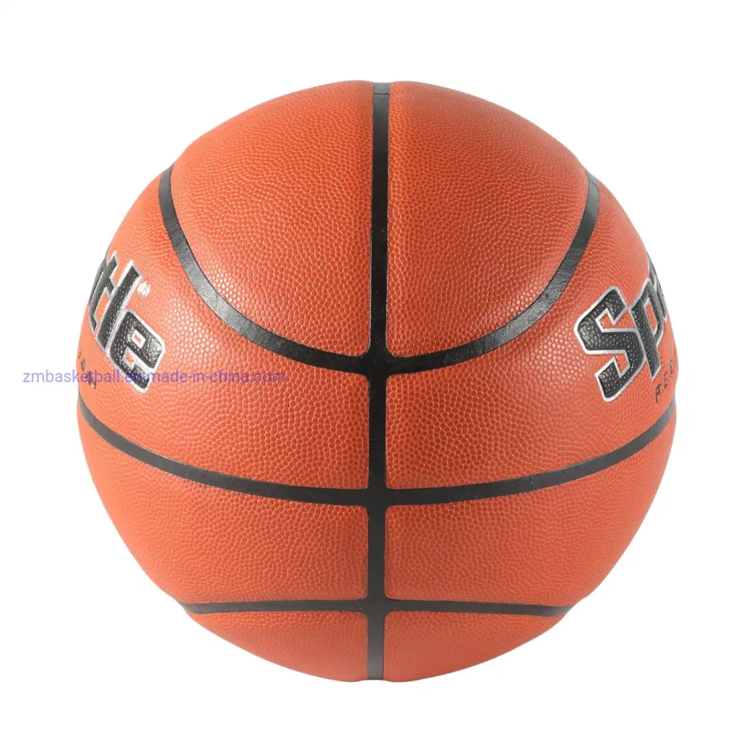 Official Size Laminated PU Leather Basketball