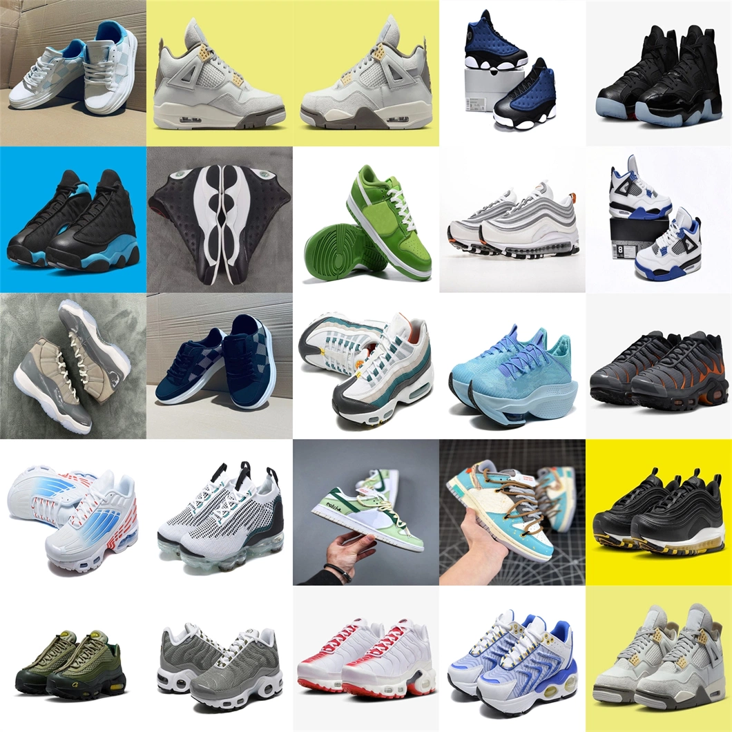 Air Jord-an 4s Mili-Tary Black Cat Sail Red Thunder White Oreo Cactus Jack Blue University Infrared Cool Grey Sports Sneakers Putian Basketball Shoes
