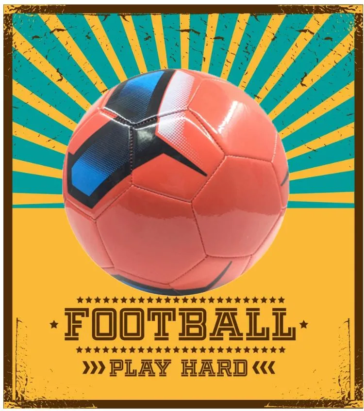 Promotional PVC Machine Stitched Soccer Ball Size 345