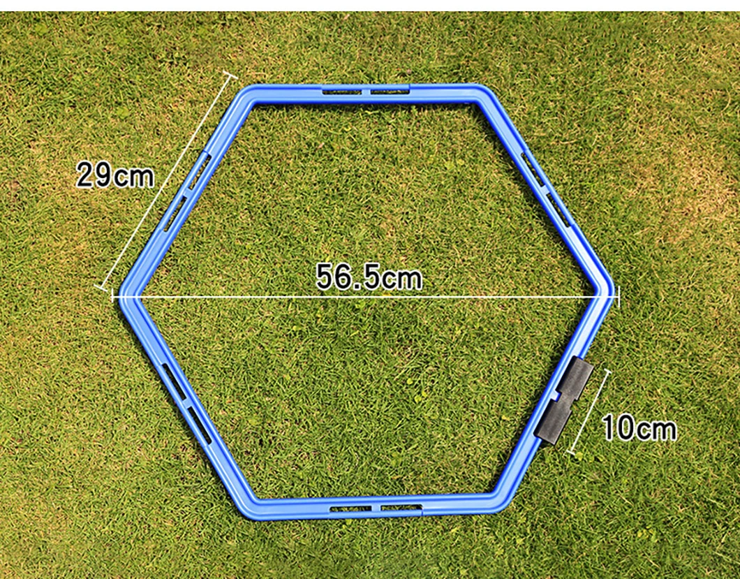 Factory Direct Sale Football Soccer Hex Speed Training Ring Hexagon Agility Rings