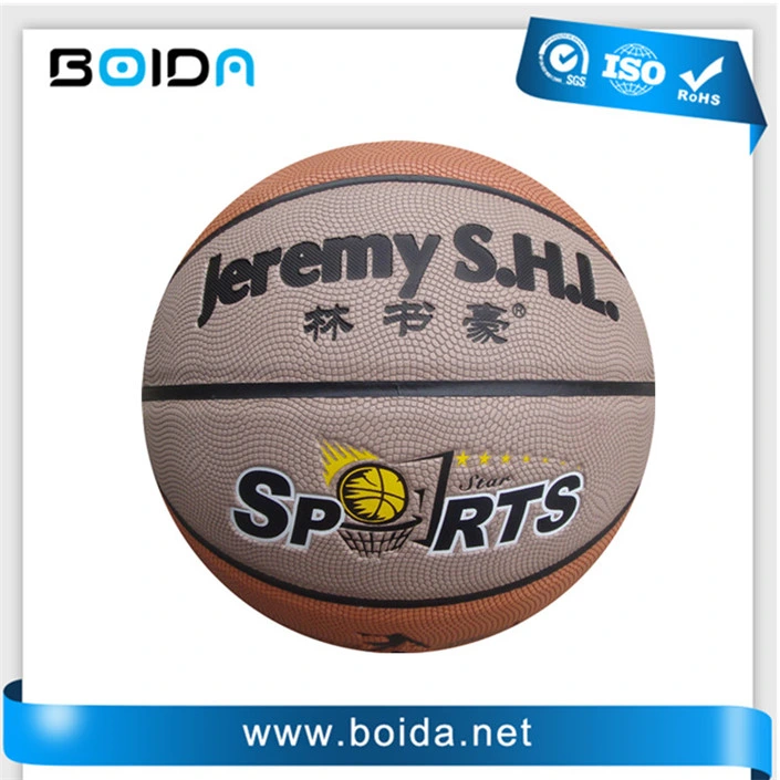 Promotional Waterproof PU PVC TPU Sport Rubber Basketball (B88730)