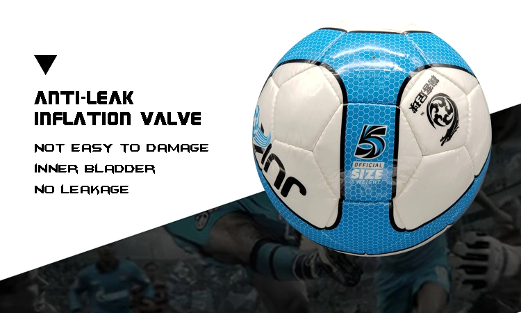 Bewe High Quality Colorful PU Hand Sewing Soccer Ball for Match