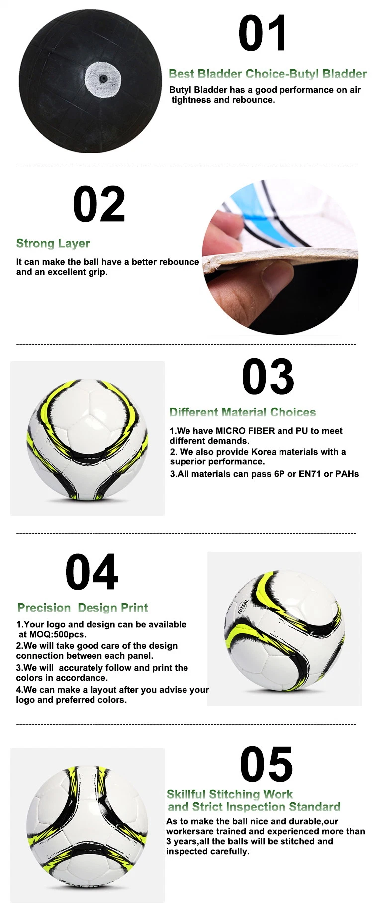 Professional PU Material Match Indoor Soccer Ball