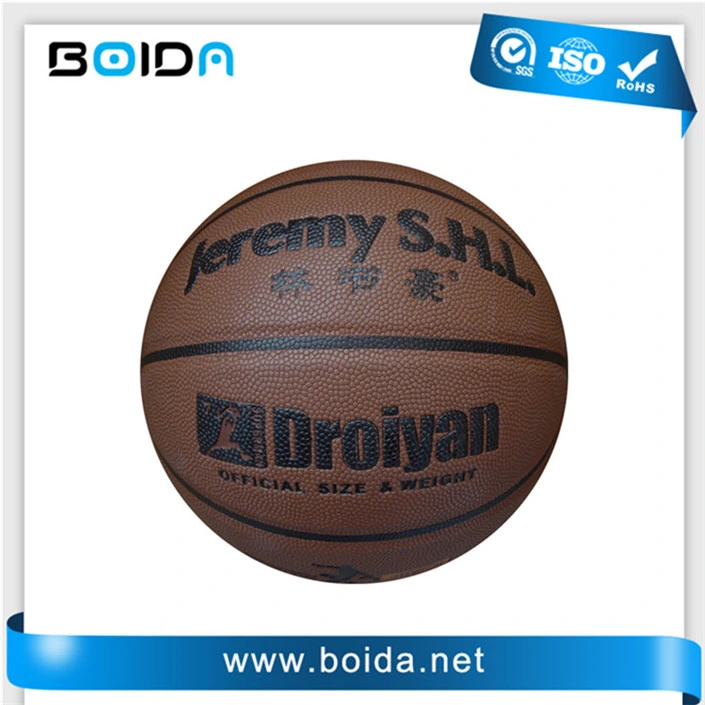 Promotional Waterproof PU PVC TPU Sport Rubber Basketball (B88350)