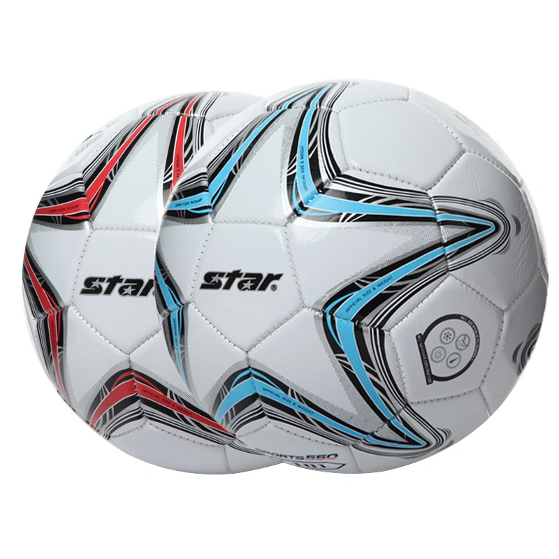 Promotional Ball Products Official Size 5 PU Leather Football Soccer for Sport Training