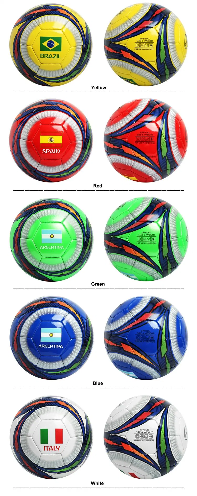 Wholesale Machine Sewn TPE Foam Futsal Ball in Bulk