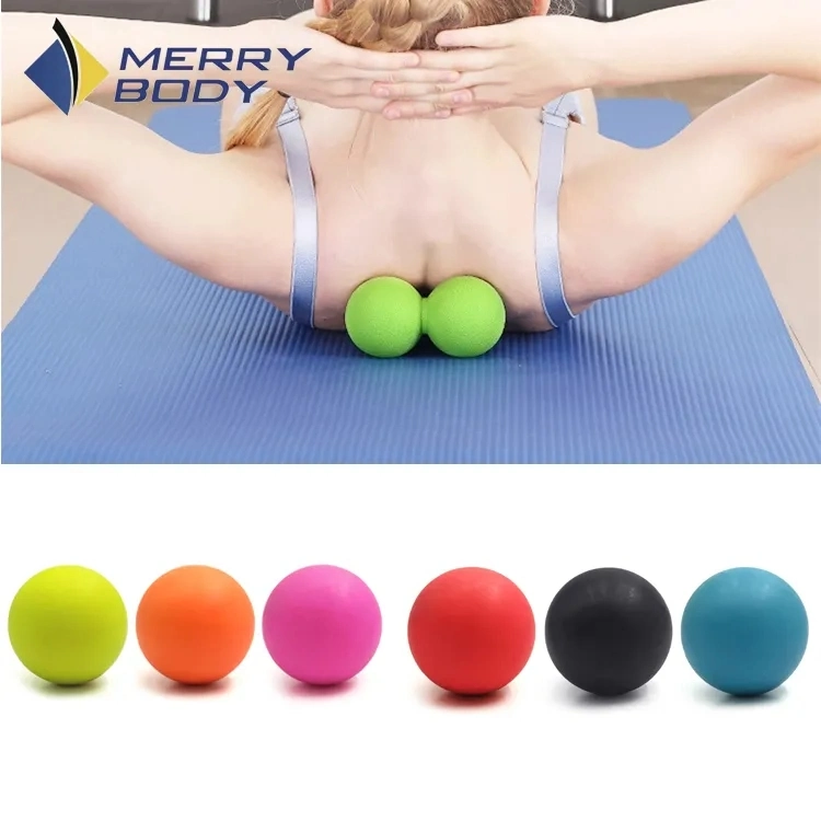 Custom Muscle Massage Ball Roller Pilates Ball Natural Rubber Lacrosse Massage Balls