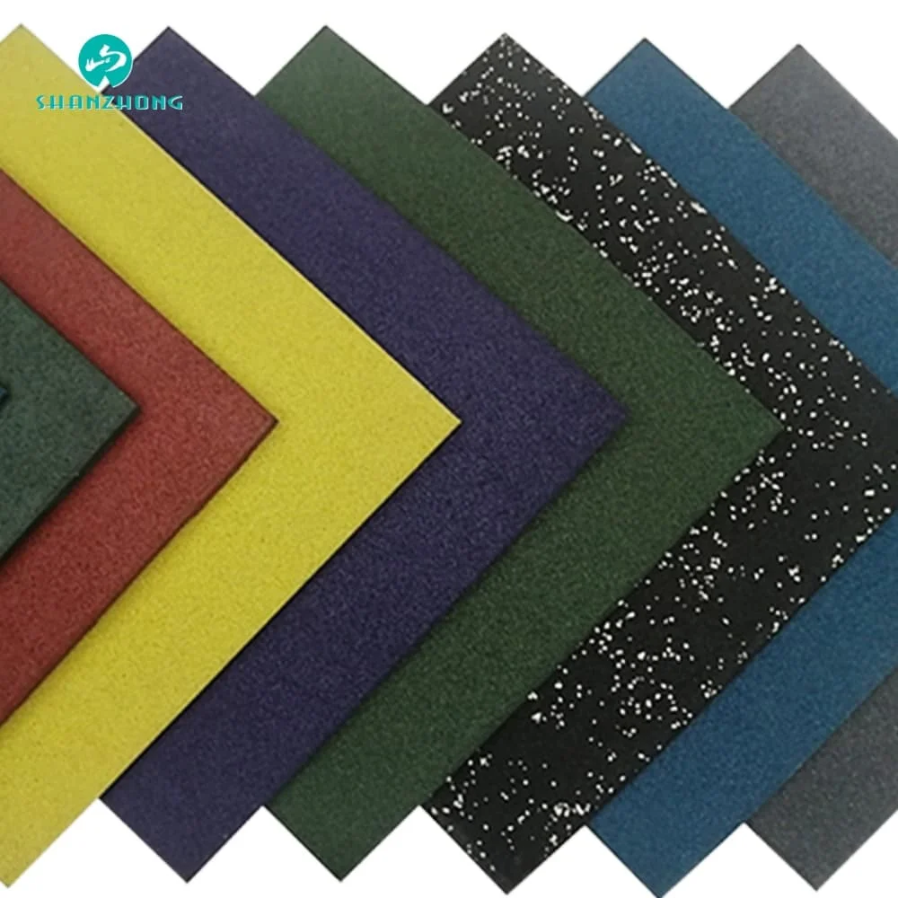 Good Quality Gym Sports Rubber Mats Interlocking Rubber Floor Rubber Flooring Tiles for Basketball Ground