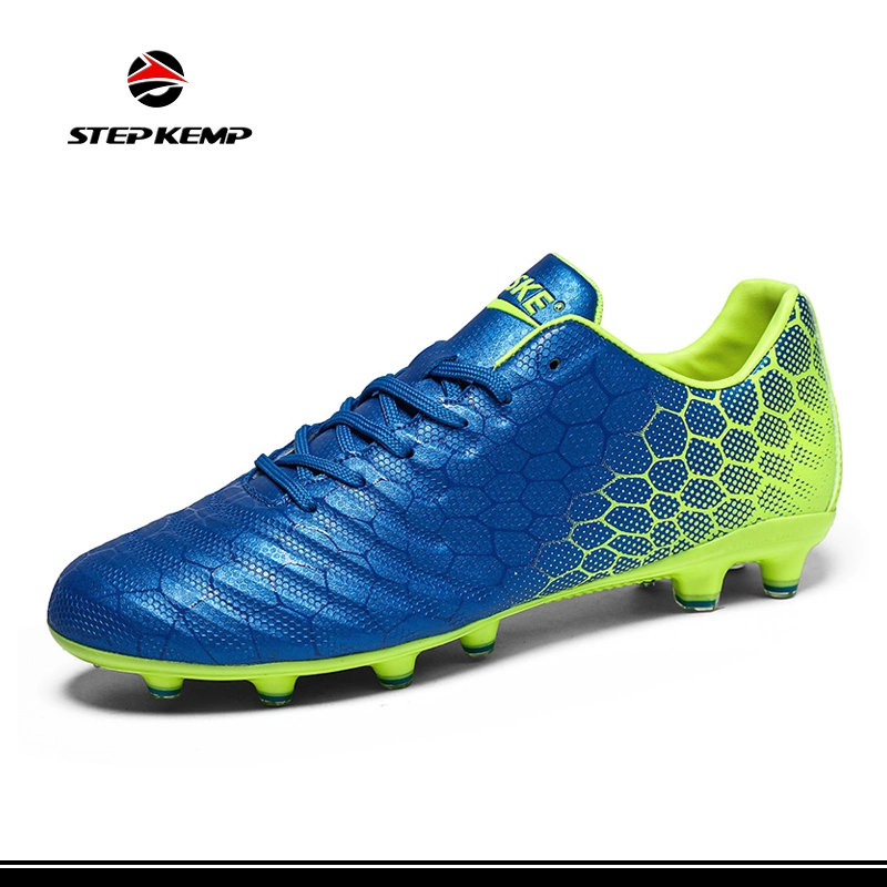 Soccer Cleats Football Shoes Non-Slip Spikes Lace-up Outdoor TF Turf Futsal Sneaker Ex-23f7016