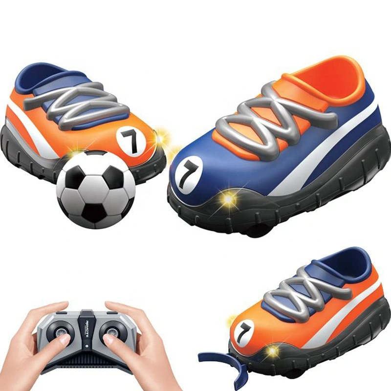 Souvenirs Qatar 2022 World Cup Gift 2.4G 2PCS Remote Control Soccer Shoe Cars Kids Cool Toys Kick Football RC Car