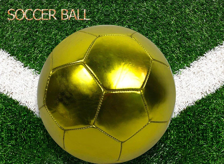 Golden Metal Material Size 2 Mini Footballs