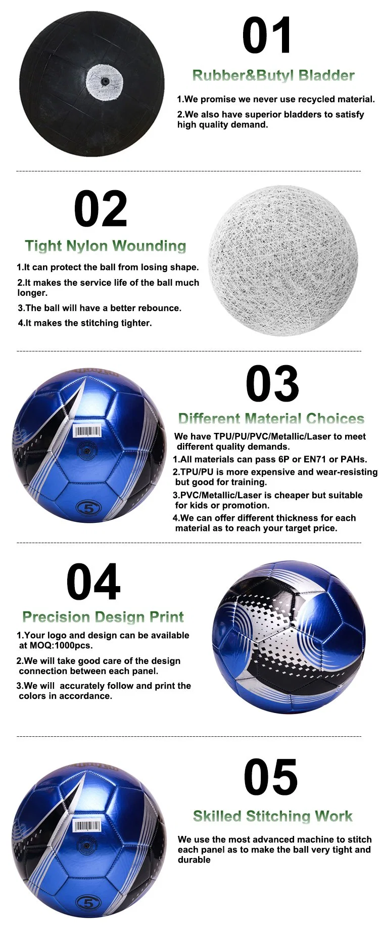 Bargain High-Gloss Machine Stitched Football OEM