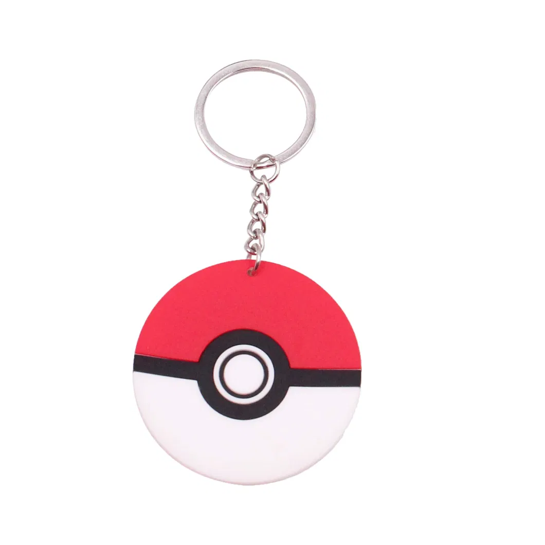 Islam Zinc Alloy Fidget 3D Plastic Japan Anime Game PVC Metal Promotional Gift Popular Fashion Logo Design Pokemon Car Decoration Accessories Keychain