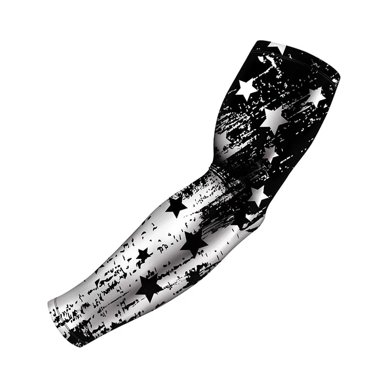 Wholesale Football Youth Stretchy Extra Large Compression Arm Sleeves Fashion with Non Slip Rubber