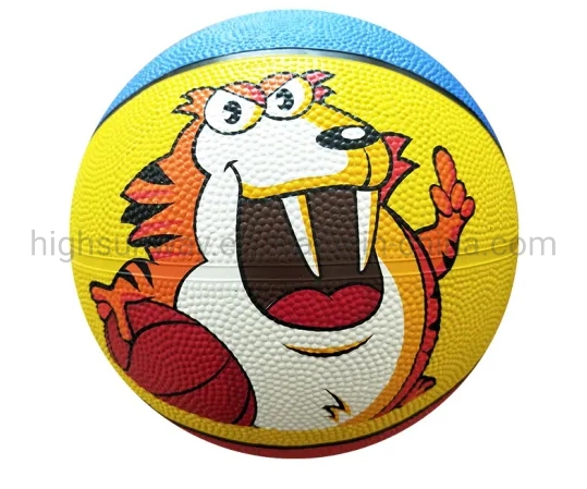 Customized Offficial Size3/5/7 Inflatable Kids Indoor Outdoor Rubber Basketball