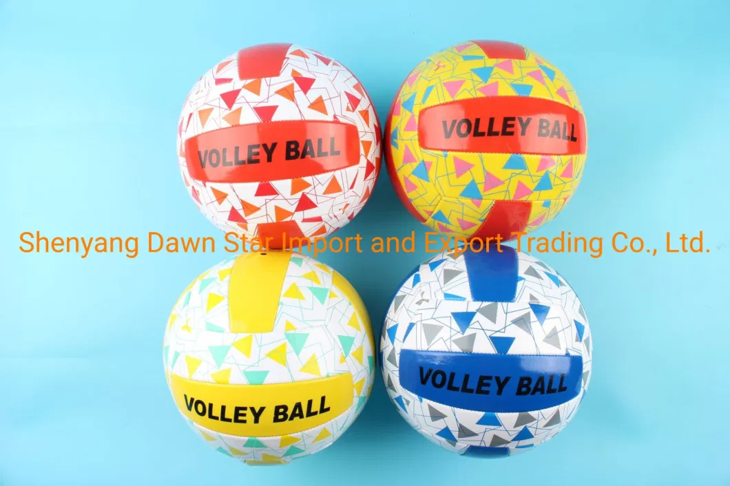 Adult Youth Soft Volleyball Indoor and Outdoor Machine Stitch Training PU Volleyball and Soccer Ball