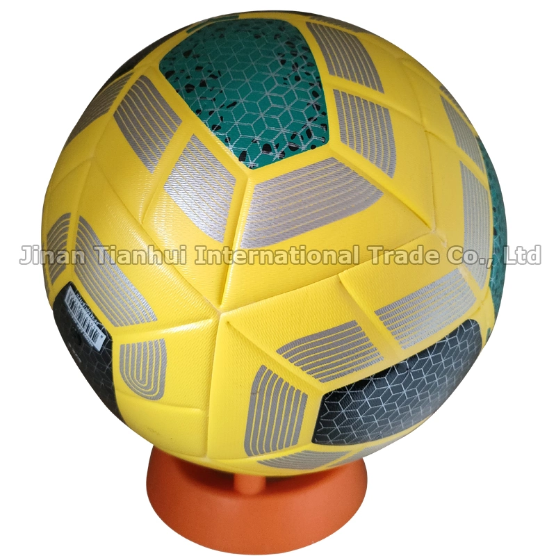 Match League Training Size 5 Custom TPU Leather Thermal Bonding Football Ball Soccer Ball