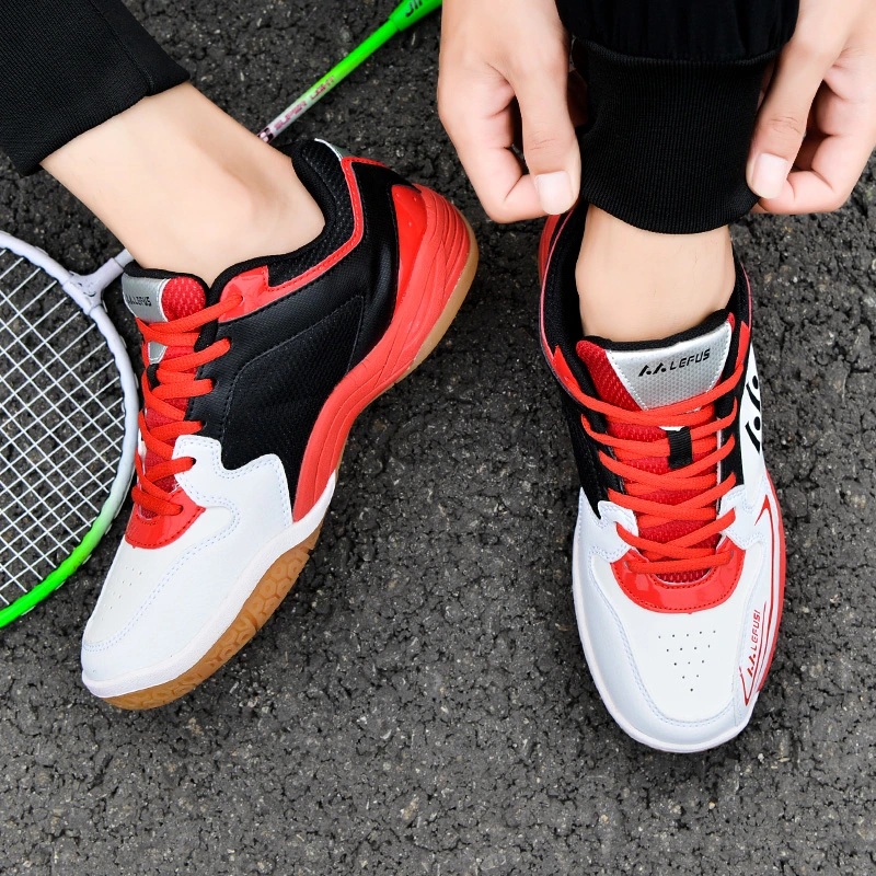 Athletic Tennis Sport Badminton Shoes High Quality Sport Outdoor Indoor Rubber Unisex Youth Table Training Tennis Shoes Men