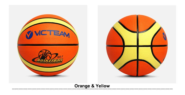 Cheap Custom Logo Size 5 6 7 Rubber Basketball Ball