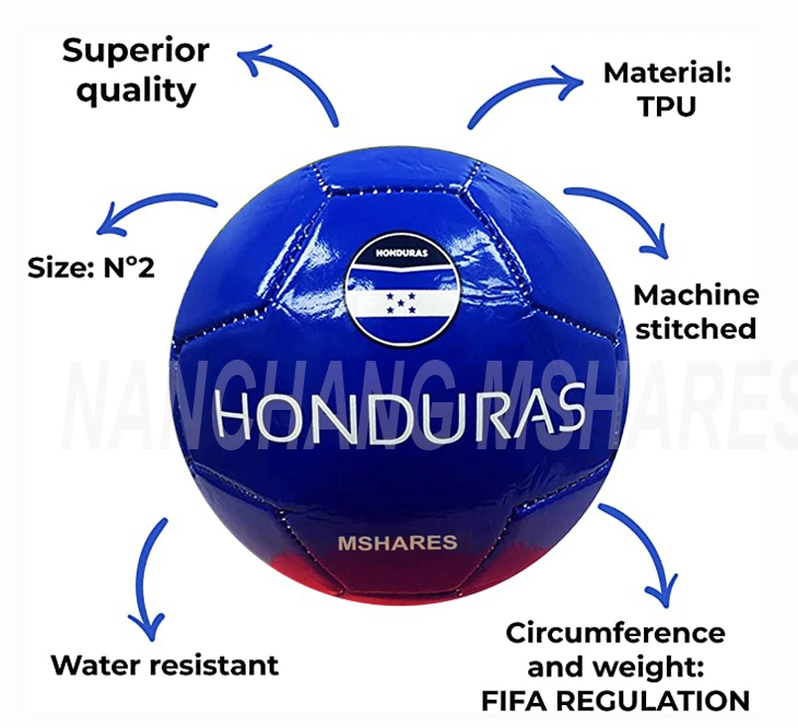Chinese Factory Official Size Outdoor Training Leather Soccer Ball