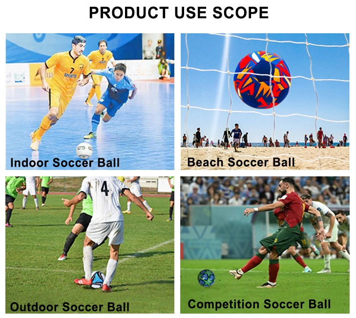Machine Stitched PVC Size Five 280grams Soccer Ball