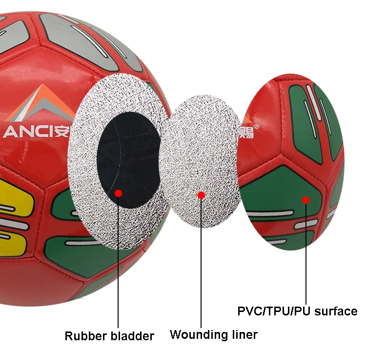 Sporting Products PVC Material Size Five Football