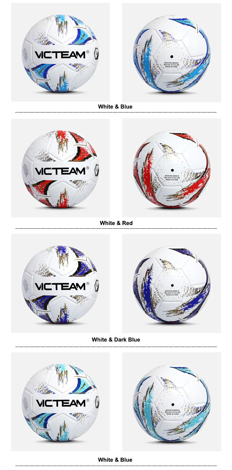 Custom Printed Promotional PVC Soccer Ball in Bulk