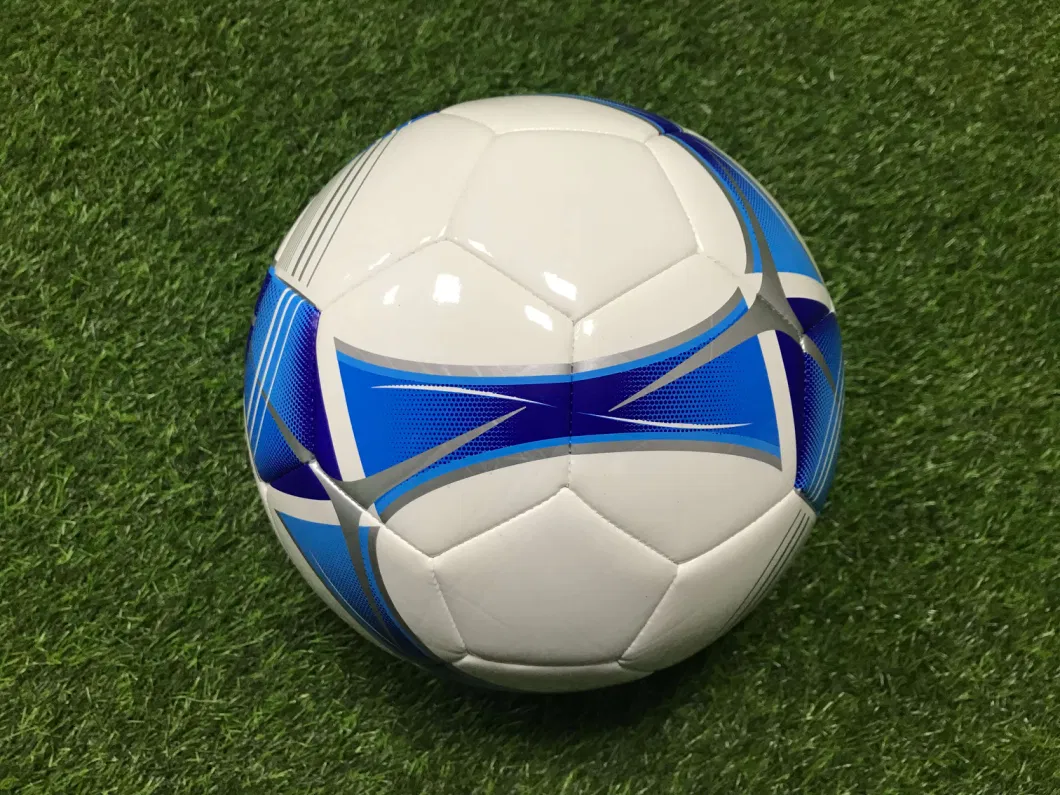 Custom Logo 4.5mm TPU Machine Sewed Soccer Ball