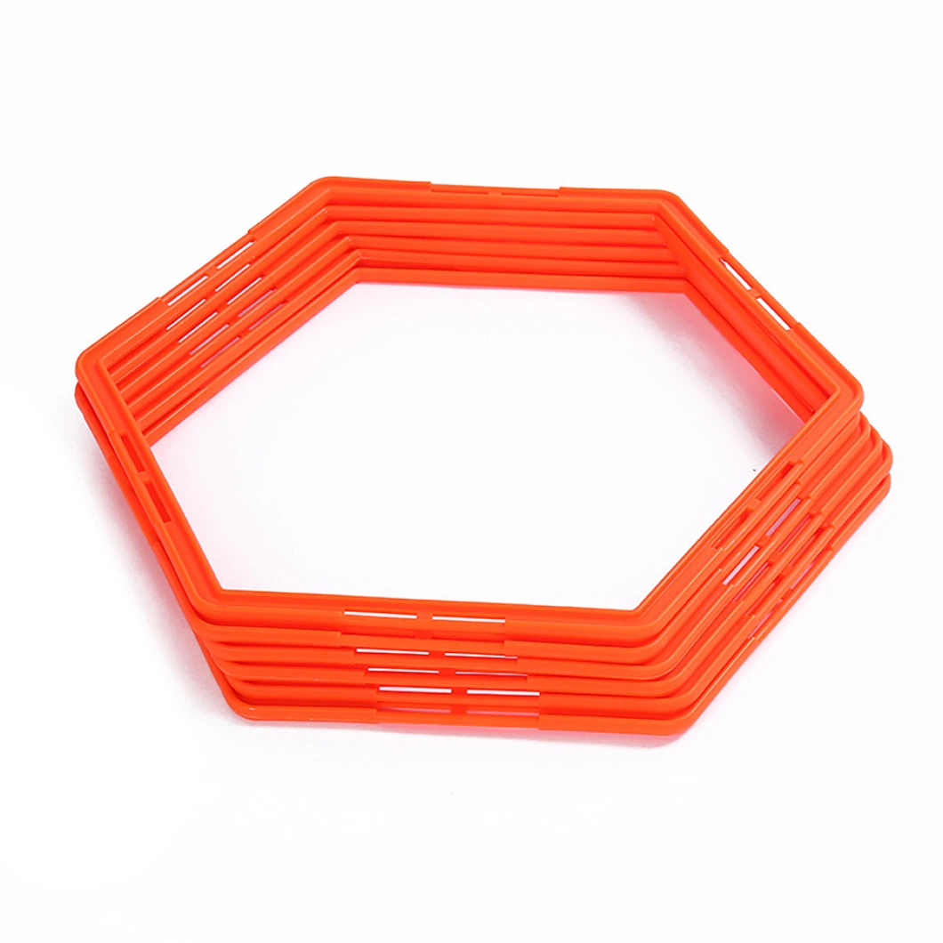 Factory Direct Sale Football Soccer Hex Speed Training Ring Hexagon Agility Rings