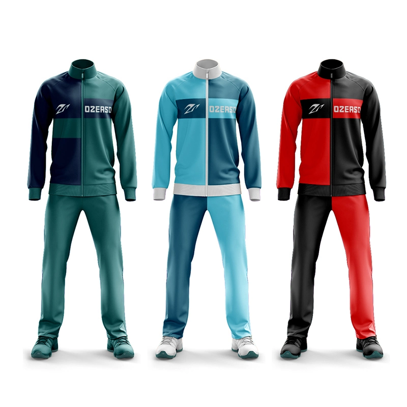 Custom Men Gym Tracksuits Design Fashion Printing Pattern High Quality Tracksuits