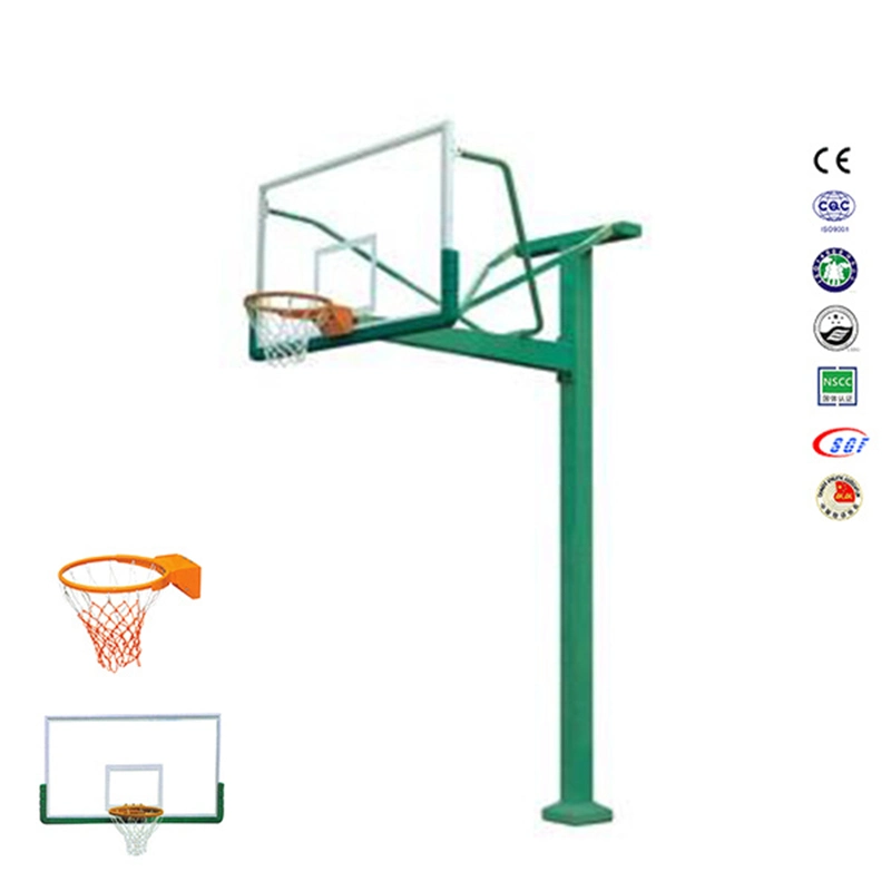 Wholesale Metal in-Ground Regulation Best	Green Safety Residential	Basketball Pole
