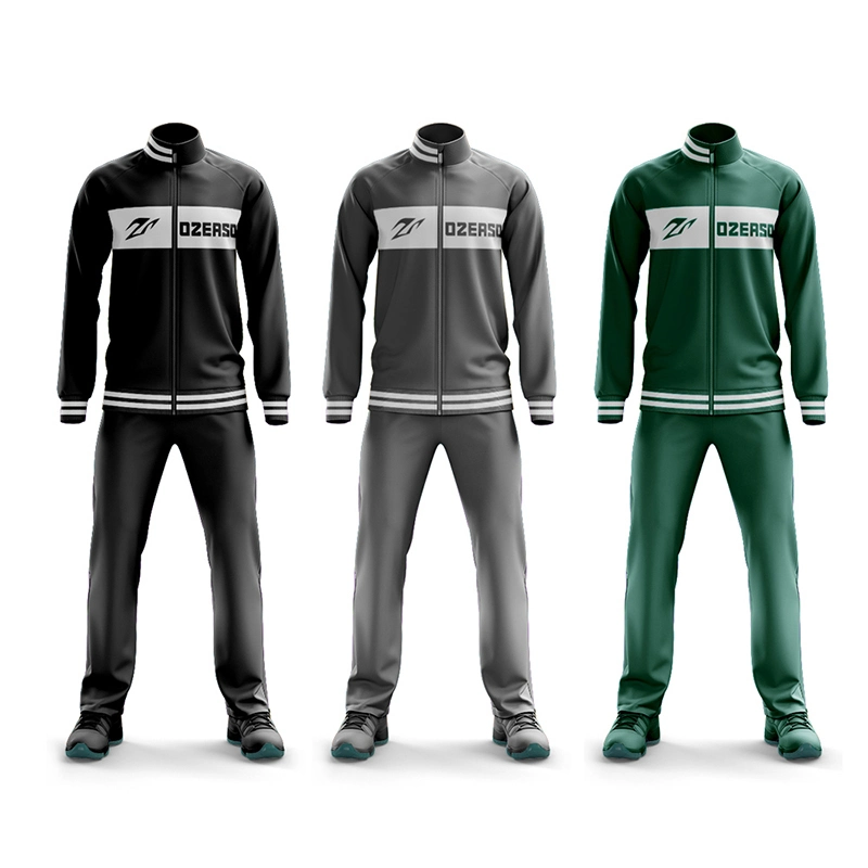 Custom Men Gym Tracksuits Design Fashion Printing Pattern High Quality Tracksuits