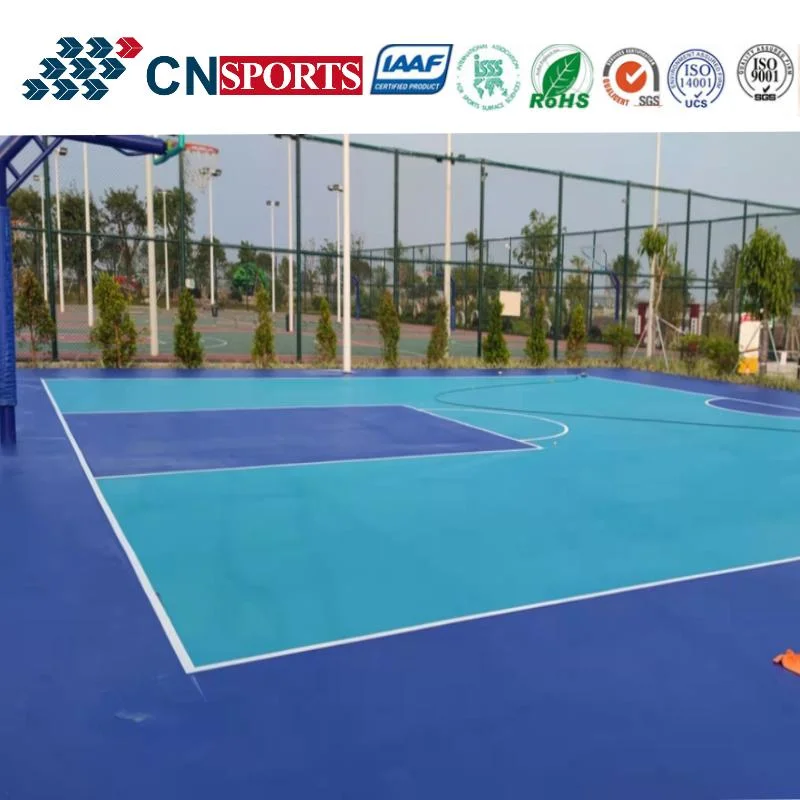 Customized Professional and Safety Silicon PU Sports Flooring Used for Any Court