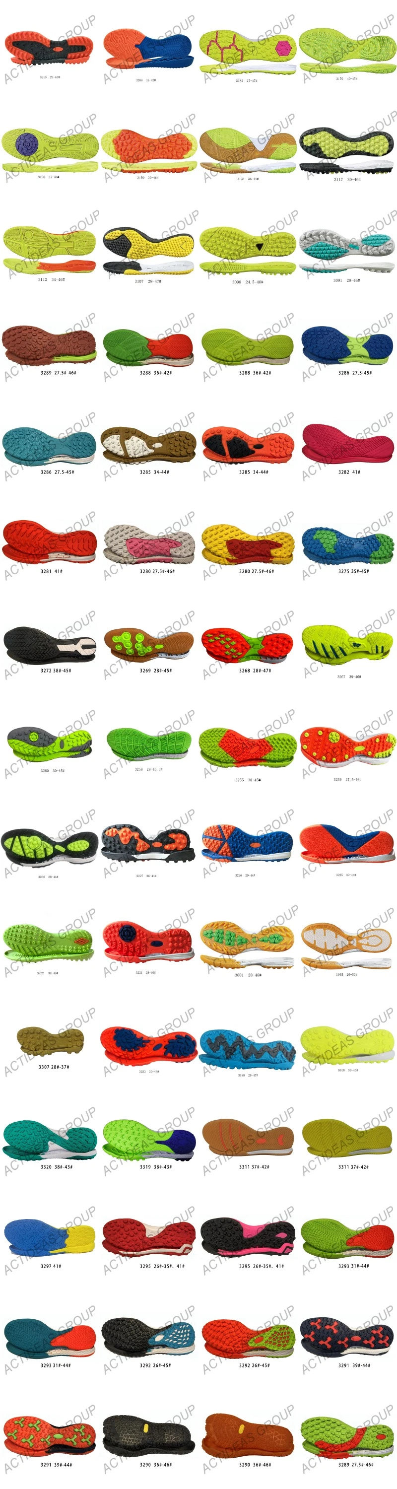 100% Full Inspection TPU Outsole Futsal Soccer Sole