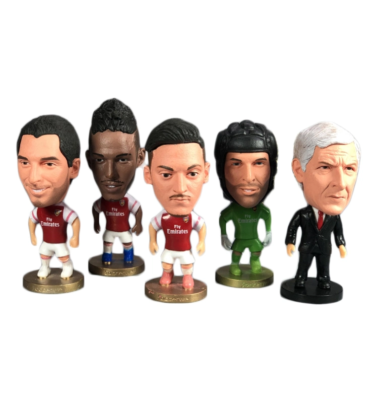Custom Personalized Popular Famous Popular Athlete Football Player Action Figure Soccer Ball Action Figures Promotional Toys