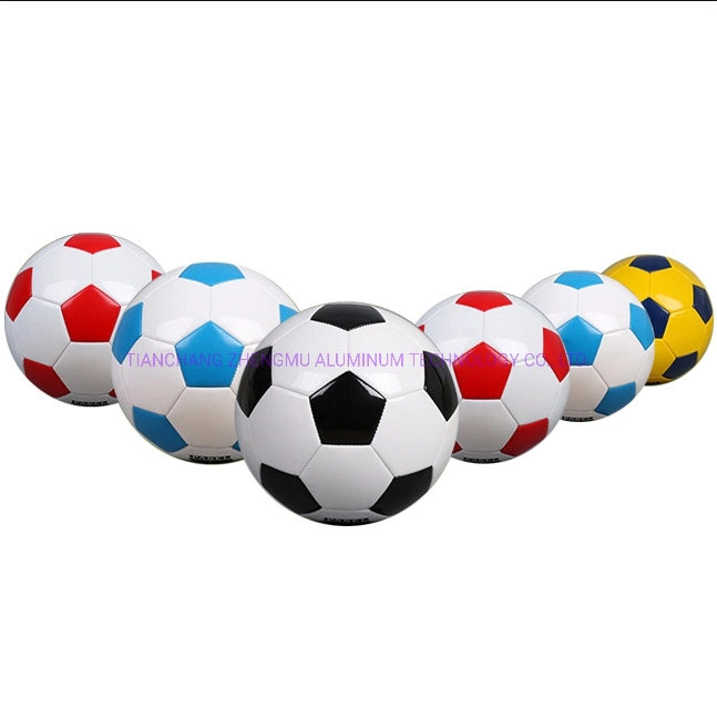 Colorful Machine Stitched Soccer Ball - Size 5 with Custom Print Design