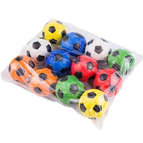 Colorful Logo Printed Different Sizes Eco-Friendly Kids Toys Mini Stress Soccer Balls