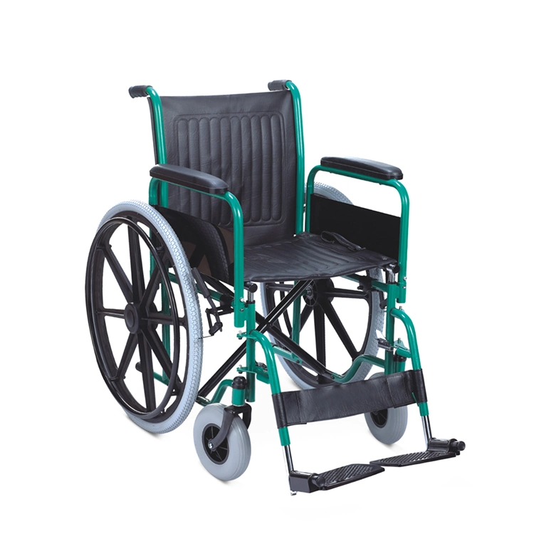 Elderly and Disabled Health Care Supplies Folding Manual Wheelchairs