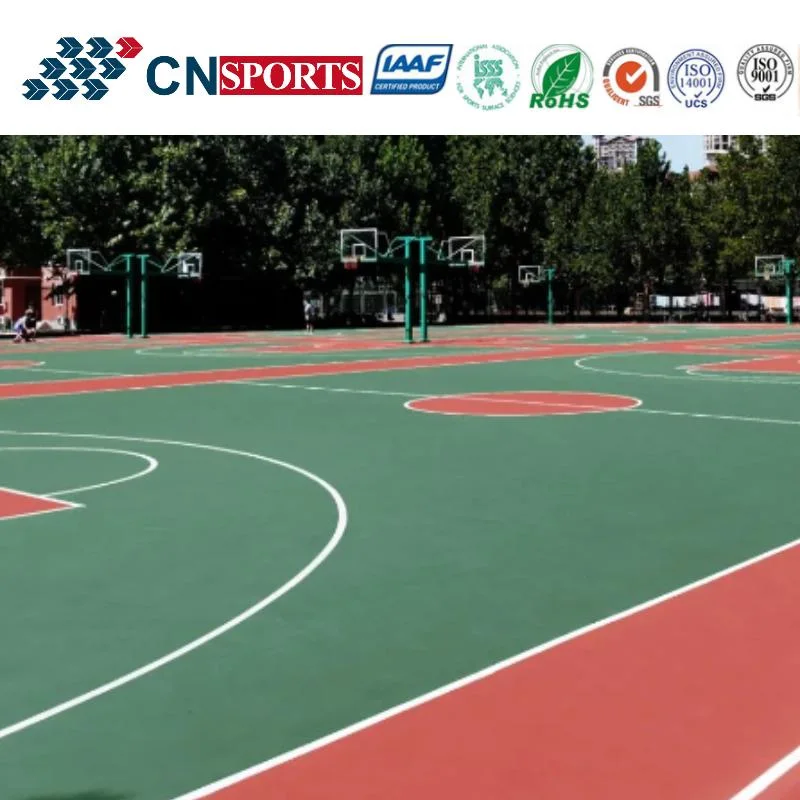 Customized Professional and Safety Silicon PU Sports Flooring Used for Any Court