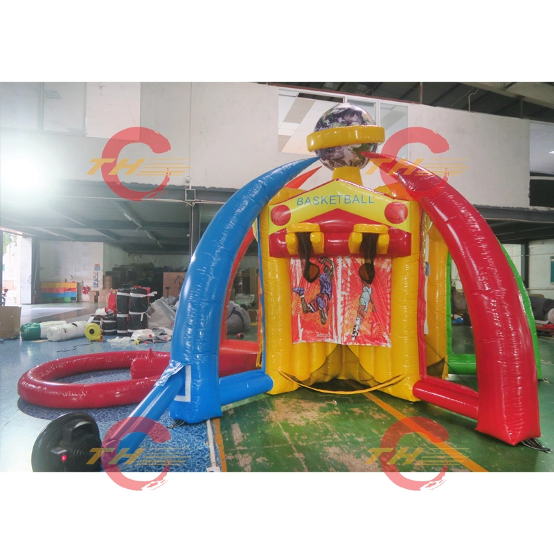 Durable 5 in 1 Inflatable Carnival Game Inflatable Soccer Carnival
