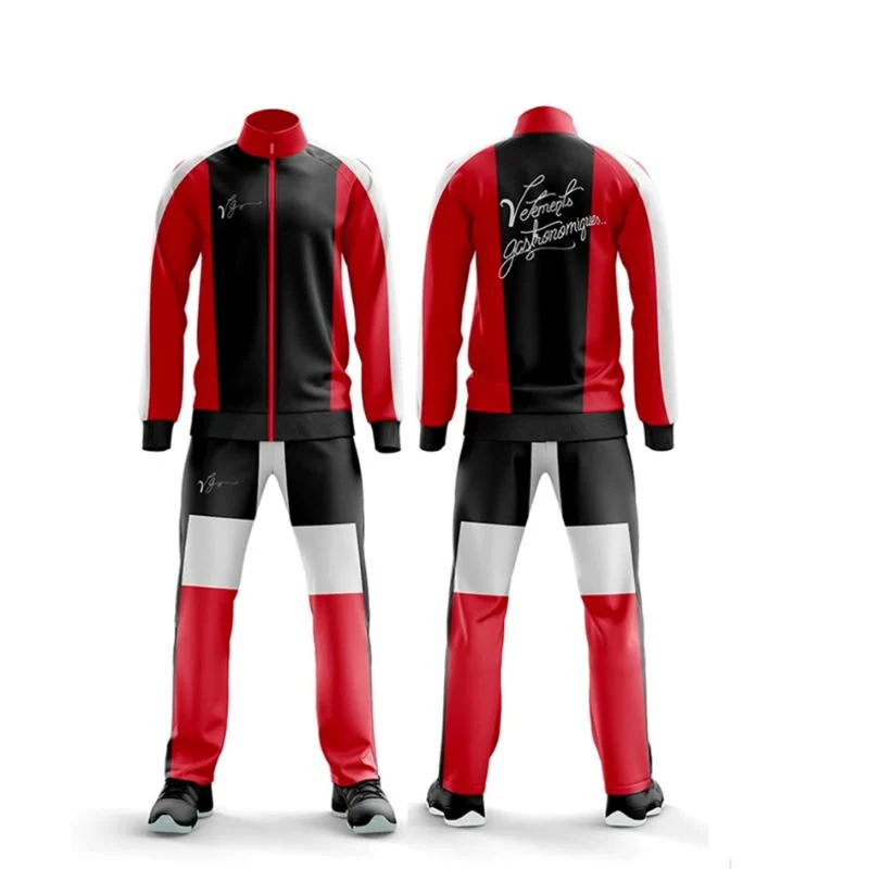 Custom Men Gym Tracksuits Design Fashion Printing Pattern High Quality Tracksuits