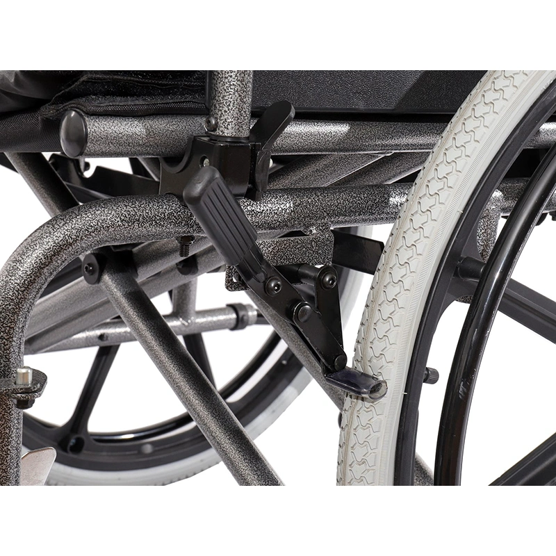 Hospital Disabled Manual Foldable Rubber Foam Castor Wheelchair